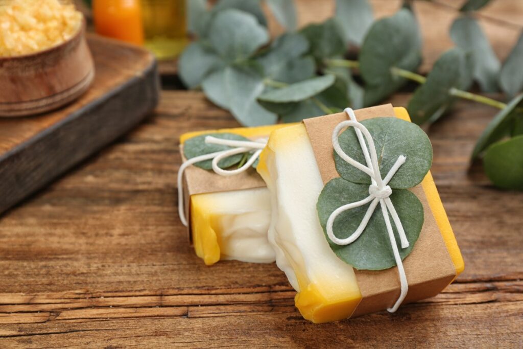 Des savons personnalisés pour un mariage
